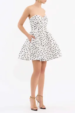 Rebecca Vallance Delia Mini Dress Print Size 8 for rent on The Volte - image 2