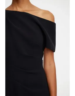 Acler Sudden Midi Dress Black Size 12 for rent on The Volte - image 4