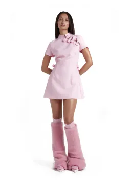 Mirae Paris Kira Mini Dress in Candy Size 36 / AU 8 for rent on The Volte - image 2