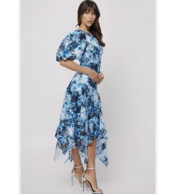 Mossman High Rise Maxi Dress in Blue Tie Dye Size AU 14  for rent on The Volte - image 3