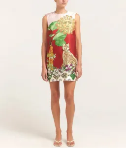 Alémais Tiger Mini Dress Multi Size AU 14 for rent on The Volte - image 1