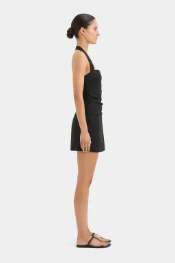 Sir the Label Noemi Halter Mini Dress Black Size 2 / AU 10 for rent on The Volte - image 2