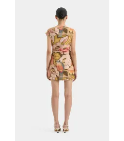 Sir the Label Talulah Knot Mini Dress Sanderling Floral Size 1 / AU 8  for rent on The Volte - image 3