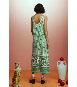 Alemais Lulu Sleeveless Mini Dress Green Print Size AU 10 for rent on The Volte - image 5