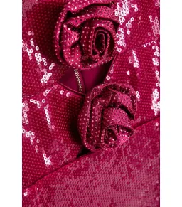 Rebecca Vallance Courtney Mini Dress Magenta Size AU 6 for rent on The Volte - image 3