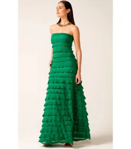Sacha Drake Maddison Dress Emerald Size AU 8 for rent on The Volte - image 2
