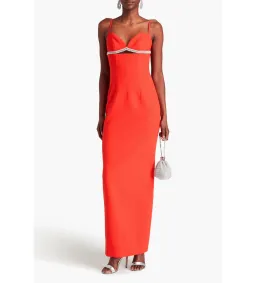 Rachel Gilbert Kyra Gown Flame Orange Size 1/AU 8 for rent on The Volte - image 1