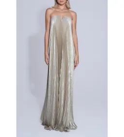 Lidee Black Tie Gown Gold ShimmerSize 8  for rent on The Volte - image 2