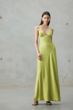 Manning Cartell Like A Charm Slip Dress Green Size S / AU 8 for rent on The Volte - image 1