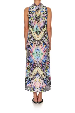 Camilla Trance Temptation High Neck Dress with Back Neck Tie Size XXL / AU 18 for rent on The Volte - image 2
