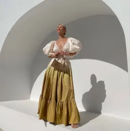 Rooh Collective Birthday Gown Sun Ombre Size 14 for rent on The Volte - image 2