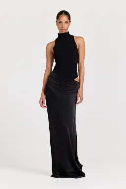 Henne Soraia Dress Black Size 8 for rent on The Volte - image 1