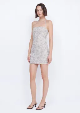 Bec & Bridge Elaine Halter Mini Dress Bone Size 8 for rent on The Volte - image 1
