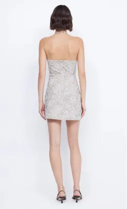 Bec & Bridge Elaine Halter Mini Dress Bone Size 8 for rent on The Volte - image 3