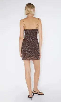 Bec & Bridge Alize Singlet Mini Dress Espresso Brown Size 8 for rent on The Volte - image 3
