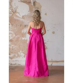 Rebecca Vallance Frenchy Gown Fuscia Pink Size AU 10 for rent on The Volte - image 2