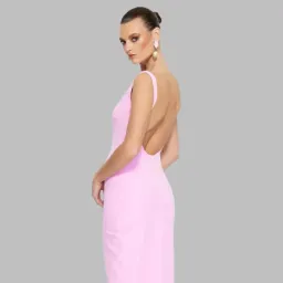 Effie Kats Verona Gown Taffy Pink Size 6 for rent on The Volte - image 2