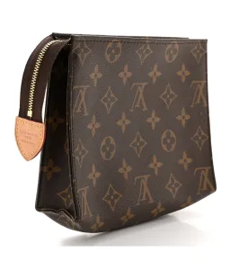 Louis Vuitton Monogram Toiletry Pouch 19 Brown for rent on The Volte - image 2