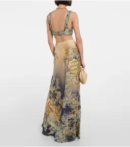 Zimmermann Tama Bralette Size 2 / AU 10 and Bias Flare Skirt Size 0 / AU 6 Set Forget Me Knots  for rent on The Volte - image 3