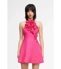 Acler Toren Mini Dress in Pink Size AU 10 for rent on The Volte - image 5