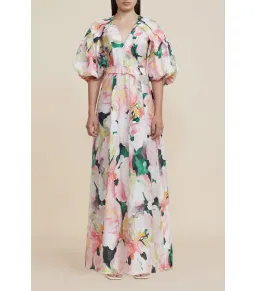 Acler  Clayton Maxi Dress in Daphne Posy Size AU 14  for rent on The Volte - image 6
