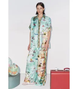 Alemais Swell Shirt and Pants Set Multi Size AU 10 for rent on The Volte - image 1