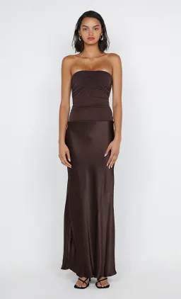 Bec & Bridge Dua Strapless Maxi Dress Dark Chocolate Size 10 for rent on The Volte - image 6