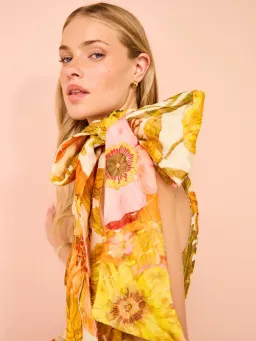 Alemais Silas One Shoulder Maxi Gown Multi Size 10 for rent on The Volte - image 9