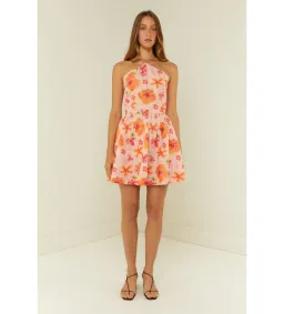 Palm Noosa Isabella Mini Dress Floral Size 6  for rent on The Volte - image 1