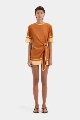 Sir the Label Soma Mini Dress Orange Size 10  for rent on The Volte - image 1