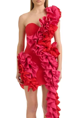 Eliya The Label Yazmine Dress Red Size 12  for rent on The Volte - image 3