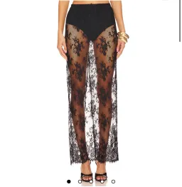 NBD Anjali Maxi Skirt in Black Size 6/XXS for rent on The Volte - image 2