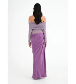 Benni Yasmin Maxi Dress Purple Size Au 10 for rent on The Volte - image 2