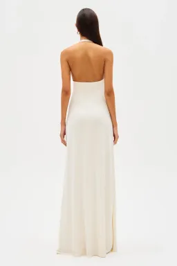 Misha Jennifer Cupro Maxi Dress White Size XS /AU 6 for rent on The Volte - image 4