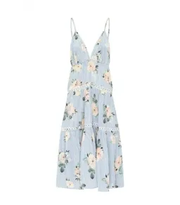 Sheike Stevie Stripe Dress Blue Floral Size AU 14 for rent on The Volte - image 2