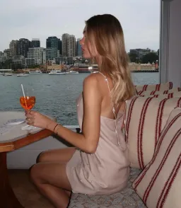 Aje Akoya Mini Dress Oatmeal Size 8 for rent on The Volte - image 4