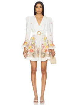 Zimmermann Tranquility Mini Dress Red Butterflies Size 2 (12) for rent on The Volte - image 1