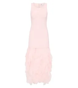 Aje Elations Knit Maxi Dress in Pastel Pink Size XS / AU 6 for rent on The Volte - image 5
