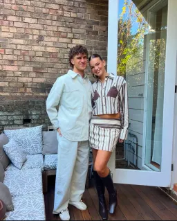 Sir the Label Cannoli Crop Shirt & Skirt Set Print Size 0 / AU 6 (6-8) for rent on The Volte - image 4