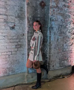 Sir the Label Cannoli Crop Shirt & Skirt Set Print Size 0 / AU 6 (6-8) for rent on The Volte - image 6