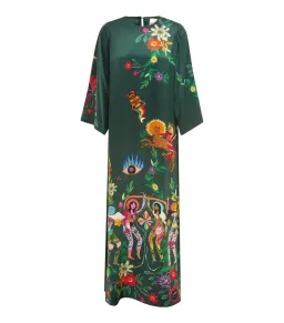 Alémais Agatha Midi  Dress Green Size AU 12 for rent on The Volte - image 6