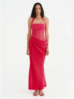Benni Gina Maxi Dress Watermelon Size AU 6 for rent on The Volte - image 1