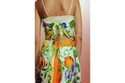 Alemais Flores Scarf Top and High Waisted Short Multi Size AU 10 for rent on The Volte - image 4