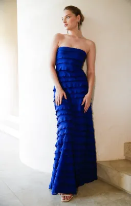 Sacha Drake Maddison Maxi Dress Sapphire Size 10 for rent on The Volte - image 1