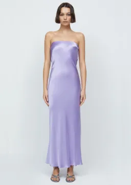 Bec & Bridge Moon Dance Strapless Dress Lilac Size 8 for rent on The Volte - image 1