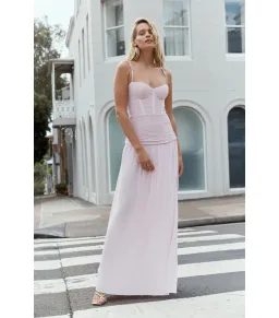 Manning Cartell Double Time Pleat Dress In Hydrangea Size AU 12  for rent on The Volte - image 4