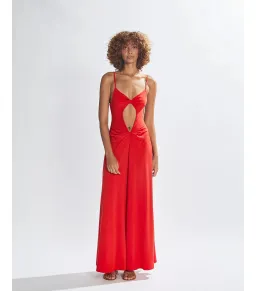 One Mile the Label Sammy Maxi Dress Red Size XS / AU 6 for rent on The Volte - image 1