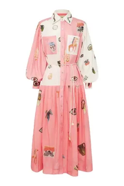 Alemais Cleo Patchwork Shirtdress Dress Size 10 for rent on The Volte - image 2