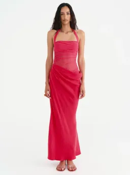 Benni Maxi Dress Pink Size 10 for rent on The Volte - image 1