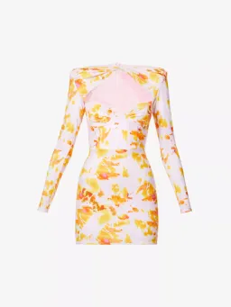 Alex Perry Barret Floral Mini 8 for rent on The Volte - image 5